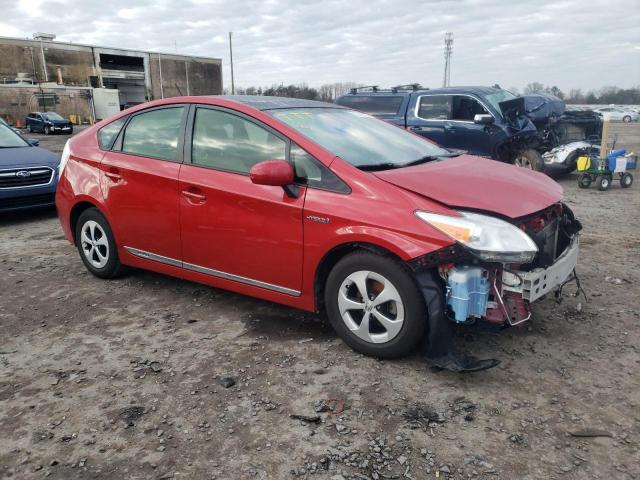 JTDKN3DU1D5585611 - 2013 TOYOTA PRIUS RED photo 4