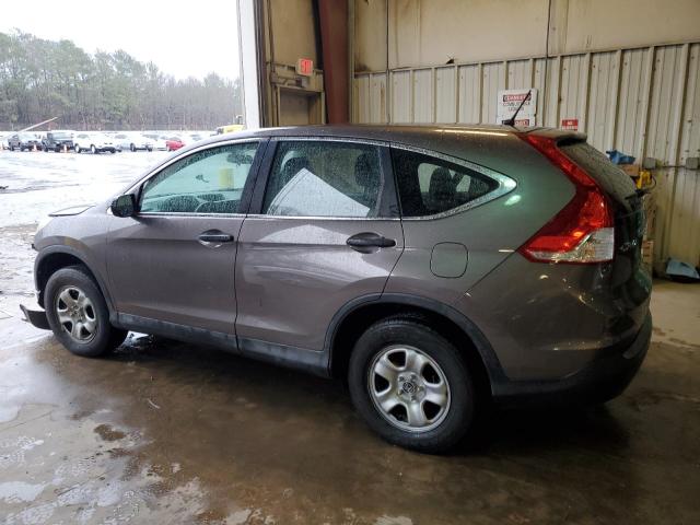 2HKRM4H37EH726207 - 2014 HONDA CR-V LX GRAY photo 2