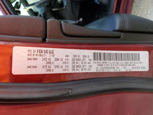 1C4RJFAG5KC628429 - 2019 JEEP GRAND CHER LAREDO RED photo 14