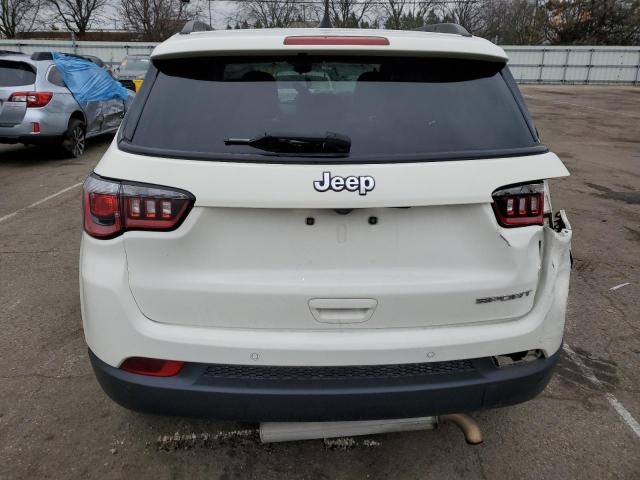 3C4NJCAB4JT125141 - 2018 JEEP COMPASS SPORT WHITE photo 6