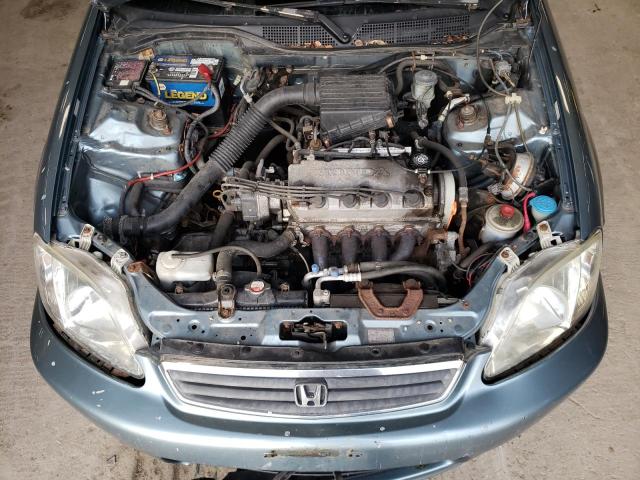 1HGEJ6677XL054089 - 1999 HONDA CIVIC LX BLUE photo 11