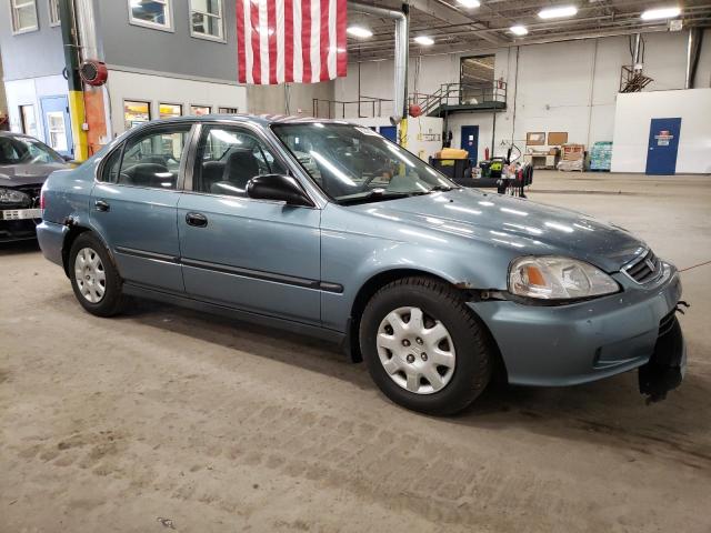 1HGEJ6677XL054089 - 1999 HONDA CIVIC LX BLUE photo 4