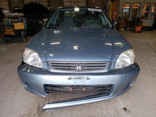 1HGEJ6677XL054089 - 1999 HONDA CIVIC LX BLUE photo 5