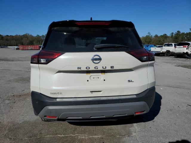 JN8AT3CA4MW005811 - 2021 NISSAN ROGUE SL WHITE photo 6