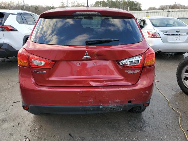 4A4AP3AU5FE058029 - 2015 MITSUBISHI OUTLANDER ES RED photo 6