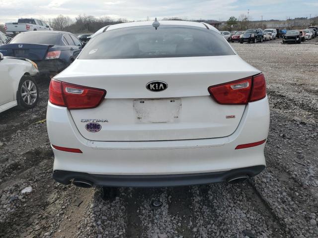 KNAGM4A76F5568591 - 2015 KIA OPTIMA LX WHITE photo 6