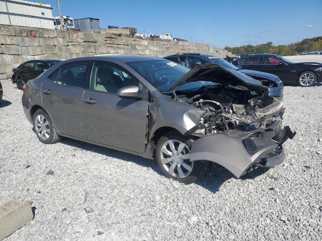 2T1BURHEXFC452490 - 2015 TOYOTA COROLLA L GRAY photo 4