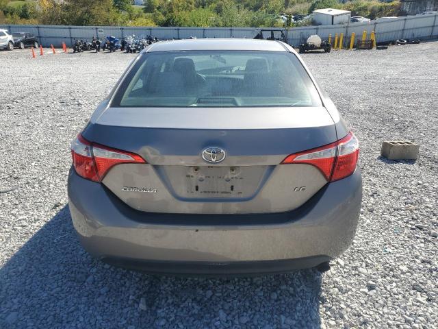 2T1BURHEXFC452490 - 2015 TOYOTA COROLLA L GRAY photo 6