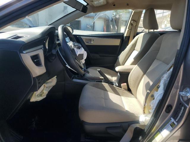 2T1BURHEXFC452490 - 2015 TOYOTA COROLLA L GRAY photo 7