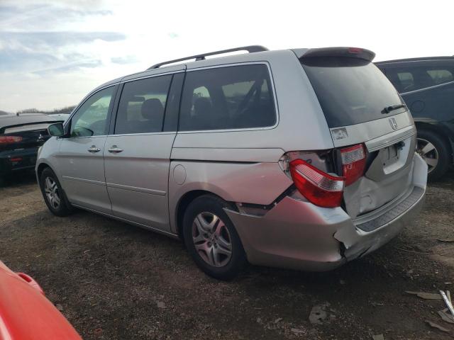 5FNRL38415B417224 - 2005 HONDA ODYSSEY EX SILVER photo 2