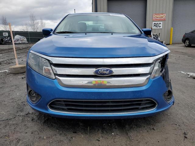 3FAHP0HA2CR406013 - 2012 FORD FUSION SE BLUE photo 5