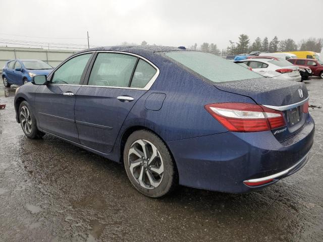 1HGCR2F70HA241440 - 2017 HONDA ACCORD EX BLUE photo 2