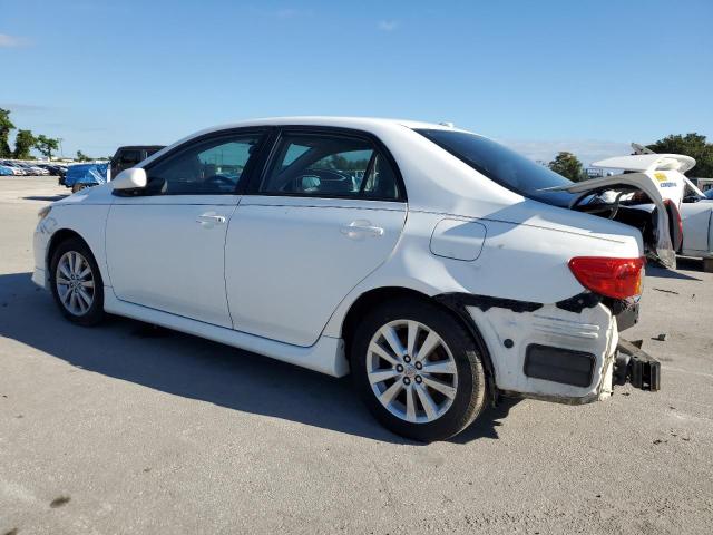 2T1BU4EE5AC475742 - 2010 TOYOTA COROLLA BASE WHITE photo 2