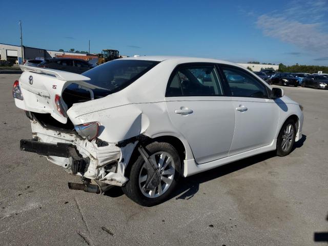 2T1BU4EE5AC475742 - 2010 TOYOTA COROLLA BASE WHITE photo 3