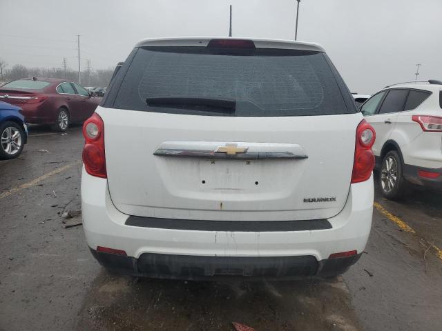 2GNALAEK1E1165411 - 2014 CHEVROLET EQUINOX LS WHITE photo 6