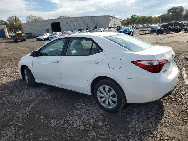 2T1BURHE1FC416087 - 2015 TOYOTA COROLLA L WHITE photo 2