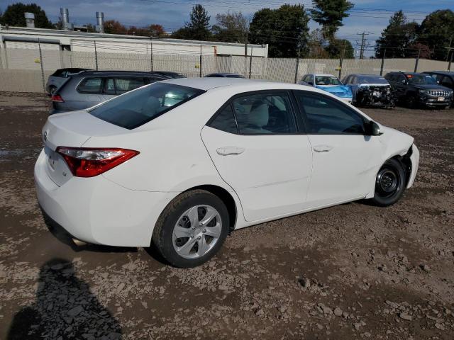 2T1BURHE1FC416087 - 2015 TOYOTA COROLLA L WHITE photo 3