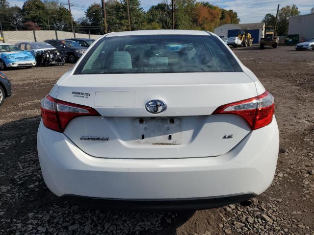 2T1BURHE1FC416087 - 2015 TOYOTA COROLLA L WHITE photo 6