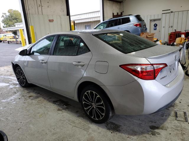 2T1BURHE1EC000944 - 2014 TOYOTA COROLLA L SILVER photo 2