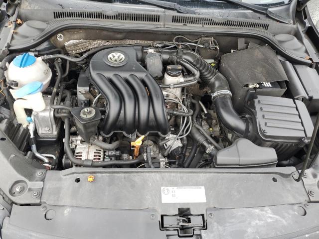 3VW2K7AJ0BM107677 - 2011 VOLKSWAGEN JETTA BASE BLACK photo 11