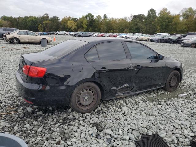 3VW2K7AJ0BM107677 - 2011 VOLKSWAGEN JETTA BASE BLACK photo 3