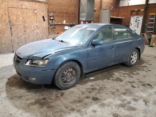 5NPEU46F86H091009 - 2006 HYUNDAI SONATA GLS BLUE photo 1