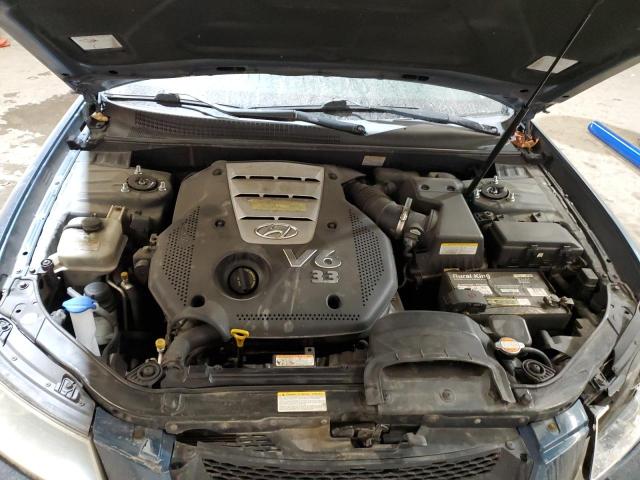 5NPEU46F86H091009 - 2006 HYUNDAI SONATA GLS BLUE photo 11