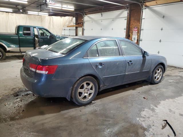 5NPEU46F86H091009 - 2006 HYUNDAI SONATA GLS BLUE photo 3