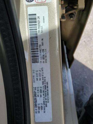 1C3CC5FB0AN217793 - 2010 CHRYSLER SEBRING LIMITED GOLD photo 12