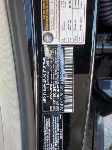 WDDUG8FB8FA133764 - 2015 MERCEDES-BENZ S 550 4MATIC BLACK photo 12