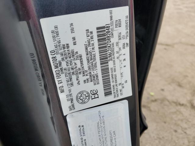 3LN6L2JK7DR828481 - 2013 LINCOLN MKZ CHARCOAL photo 12