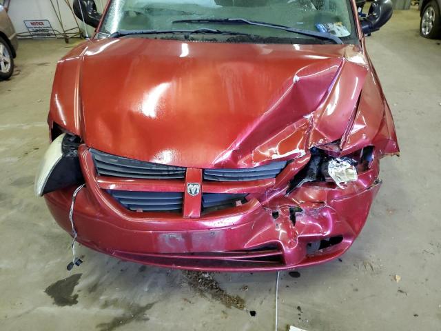 1D4GP45R75B159167 - 2005 DODGE CARAVAN SXT RED photo 12