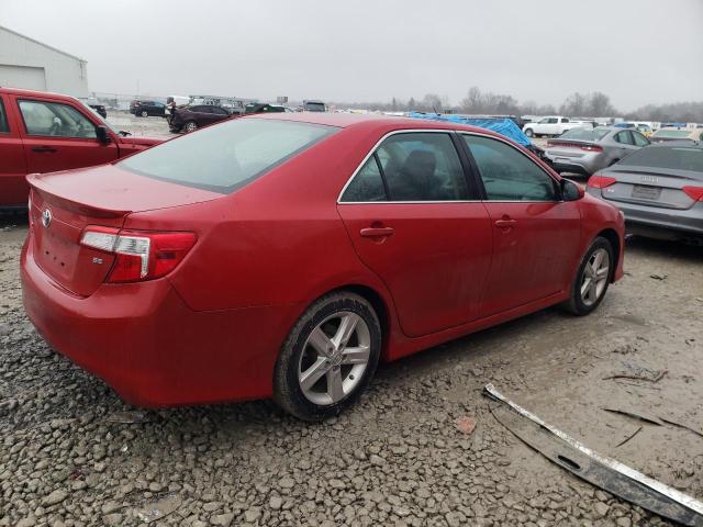 4T1BF1FK9EU780372 - 2014 TOYOTA CAMRY L RED photo 3