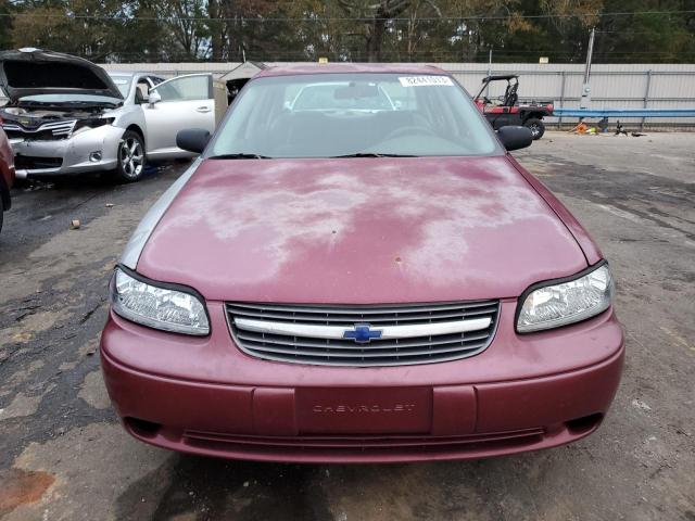 1G1ND52F94M522545 - 2004 CHEVROLET CLASSIC BURGUNDY photo 5