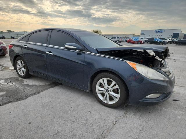 5NPEC4AC4DH696741 - 2013 HYUNDAI SONATA SE BLUE photo 4