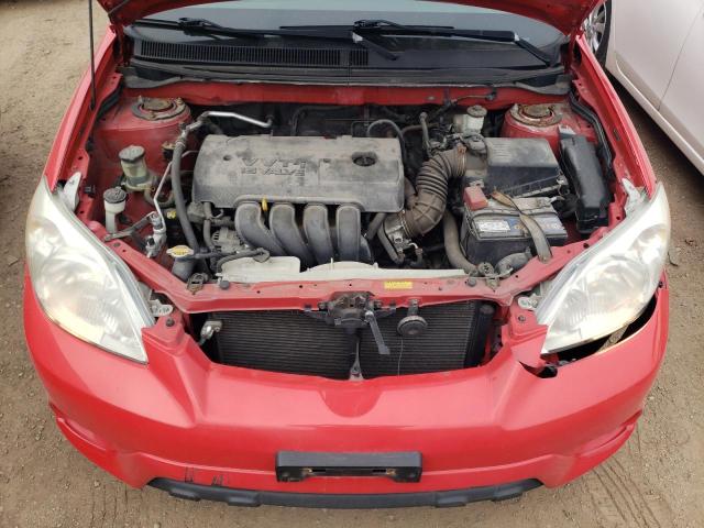 2T1KR32E97C647053 - 2007 TOYOTA COROLLA MA XR RED photo 11