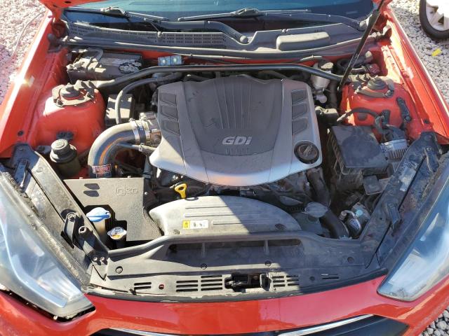 KMHHT6KJ3GU134311 - 2016 HYUNDAI GENESIS CO 3.8L RED photo 11