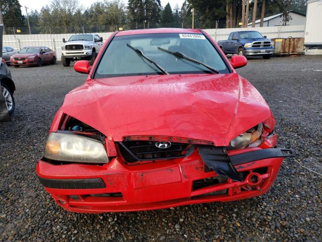 KMHDN56D34U104583 - 2004 HYUNDAI ELANTRA GLS RED photo 5