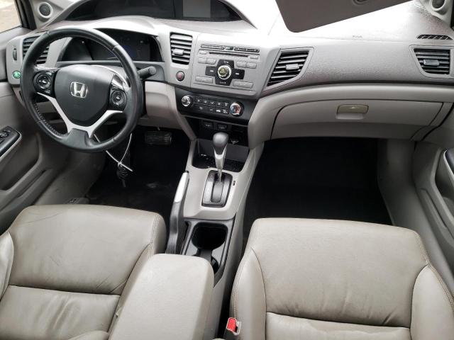 19XFB2F9XCE007622 - 2012 HONDA CIVIC EXL ნაცრისფერი ფოტო 8