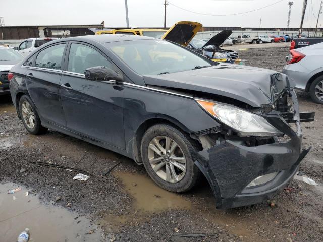 5NPEB4AC1DH740326 - 2013 HYUNDAI SONATA GLS BLACK photo 4