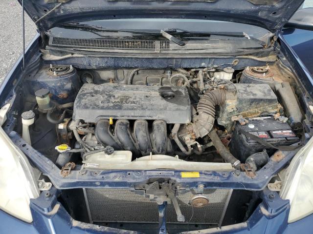 2T1KR32E58C698809 - 2008 TOYOTA COROLLA MA XR BLUE photo 11