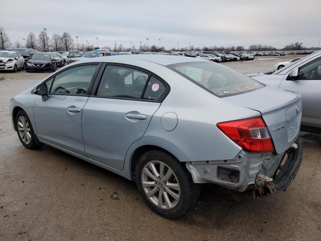 19XFB2F85CE002691 - 2012 HONDA CIVIC EX BLUE photo 2