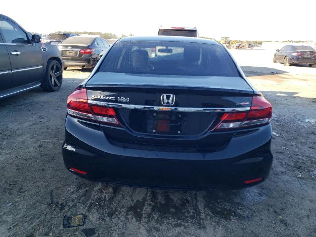 19XFB2F98FE055480 - 2015 HONDA CIVIC EXL შავი ფოტო 6