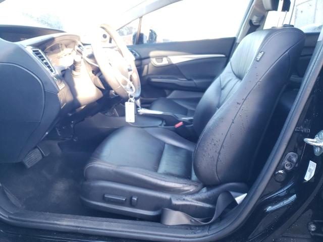 19XFB2F98FE055480 - 2015 HONDA CIVIC EXL შავი ფოტო 7