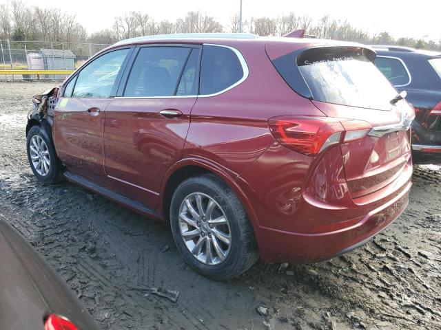 LRBFXCSA3KD014451 - 2019 BUICK ENVISION ESSENCE RED photo 2