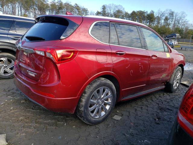 LRBFXCSA3KD014451 - 2019 BUICK ENVISION ESSENCE RED photo 3