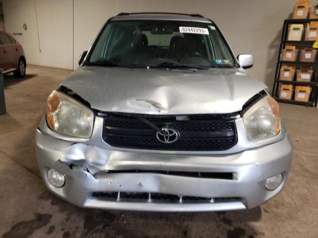 JTEGD20V150048040 - 2005 TOYOTA RAV4 SILVER photo 5