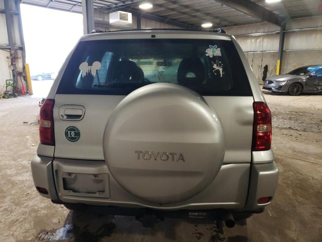 JTEGD20V150048040 - 2005 TOYOTA RAV4 SILVER photo 6