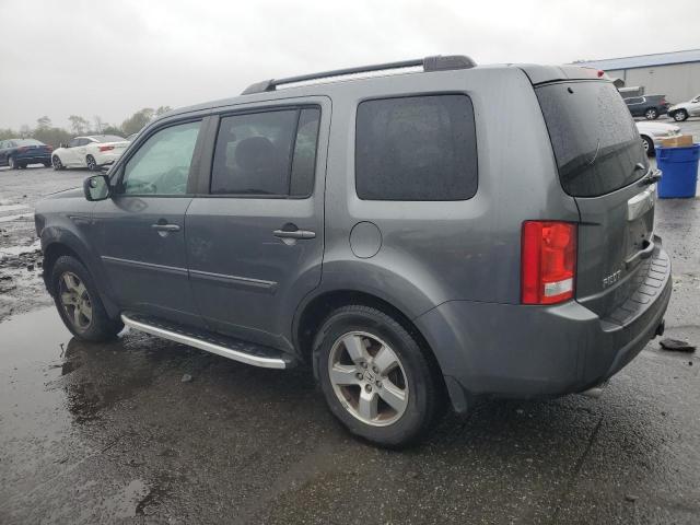 5FNYF4H58BB094741 - 2011 HONDA PILOT EXL GRAY photo 2