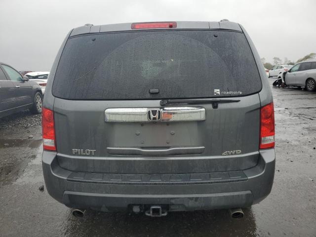 5FNYF4H58BB094741 - 2011 HONDA PILOT EXL GRAY photo 6
